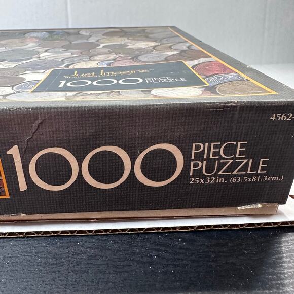 Vintage 1985 milton bradley “make a mint” 1000 pcs jigsaw puzzle - Picture 5 of 7